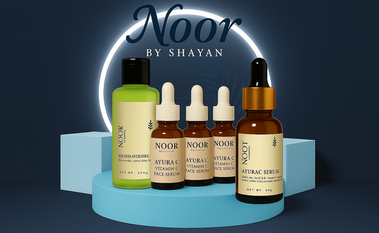 Ultimate Noor Hamper - 2 Shampoos + 3 Soaps + 2 Chocolates + Lip Gloss + Candle + Serum